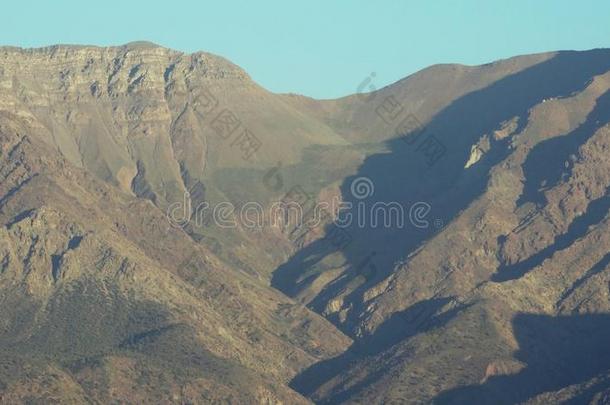 安第斯<strong>山脉</strong>智利<strong>火山</strong>口小山丘陵