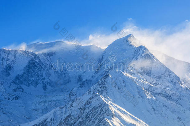 暴风雪在蒙大拿州