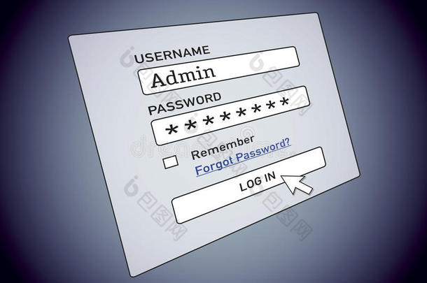 网络安全用户名和密码登录帐户