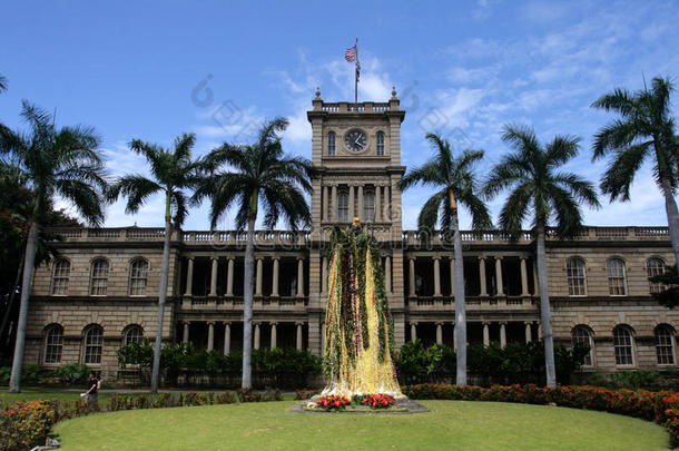 夏威夷火奴鲁鲁国王卡迈哈梅哈雕像