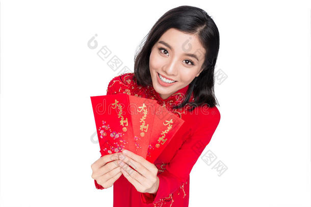 越式<strong>旗袍</strong>亚洲亚洲的背景庆祝