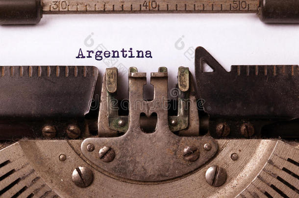 古董阿根廷阿根廷人经典的关闭