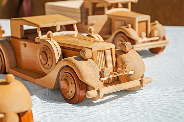 汽车模型木制