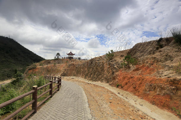 地区亚洲美丽的弯曲瓷器