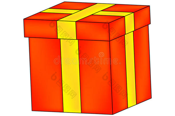 礼品盒矢量符号图标设计。