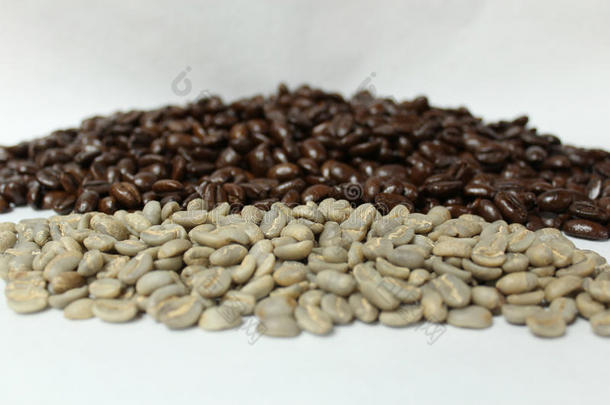 阿拉比卡咖啡背景豆饮料巴西
