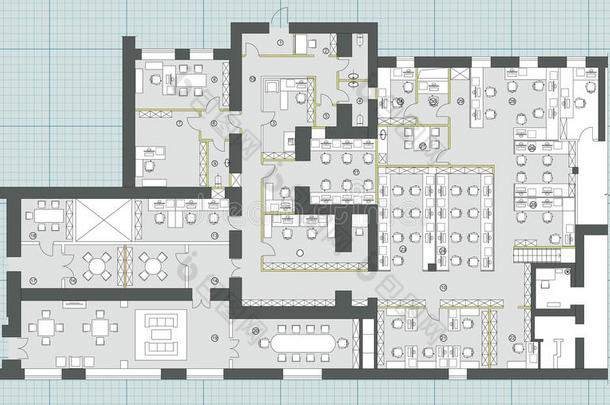 公寓器具建筑的建筑学基本的