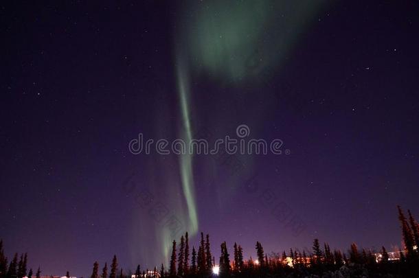 <strong>北极</strong>光，Inuvik，加拿大