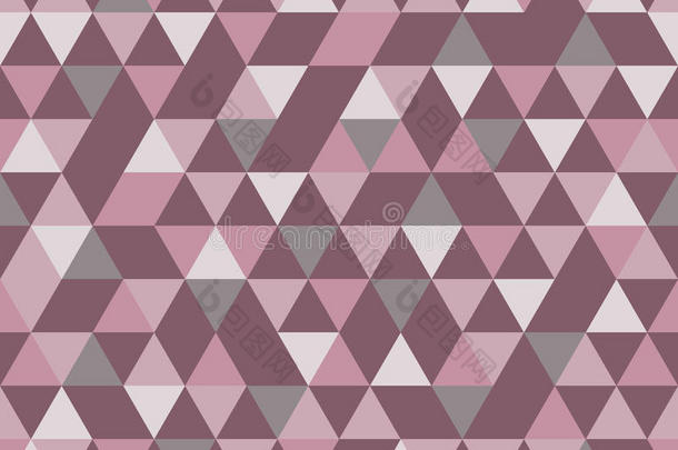 彩色三角形抽象几何图案背景