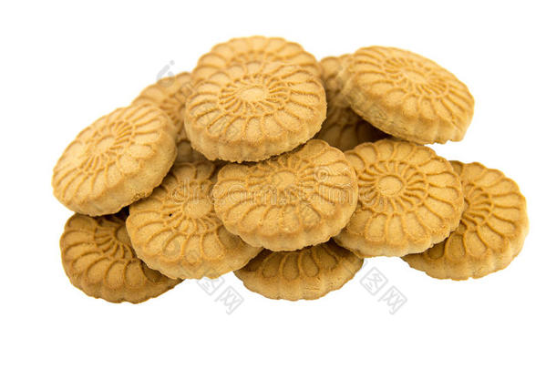 周年纪念日什锦的产品组合背景饼干