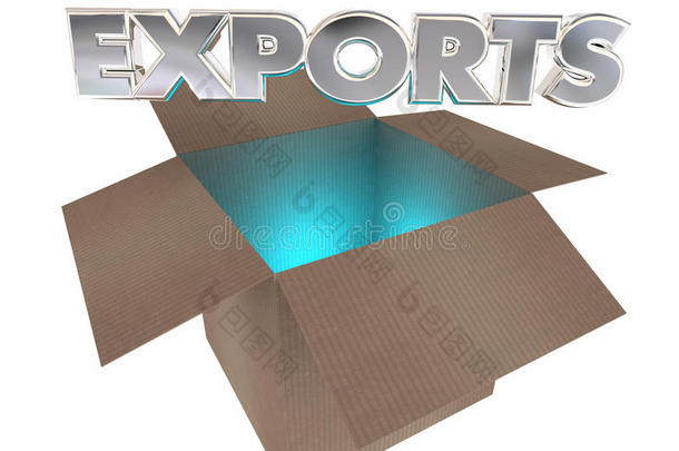 出口纸板箱国际产品货物装运