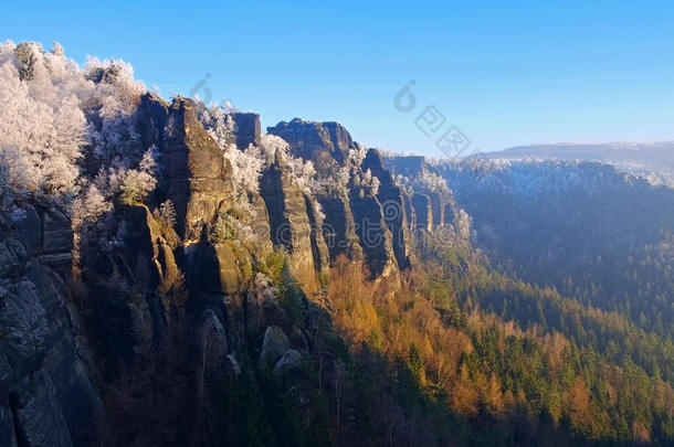 冬天的埃贝砂岩山，温特伯格