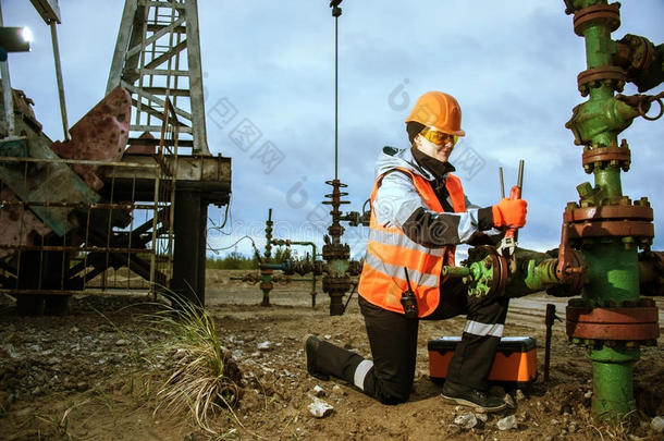 商业原油井架训练钻探