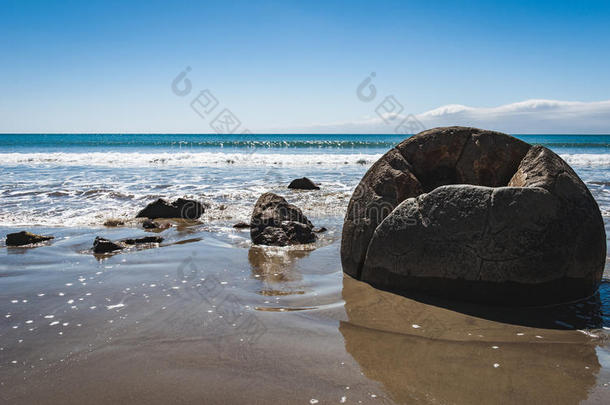 新西兰moeraki boulders