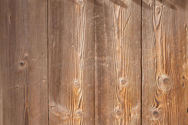 古韩式松树抛光木墙背景和文字