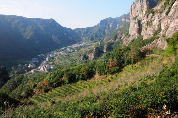 地区瓷器房东花园风景