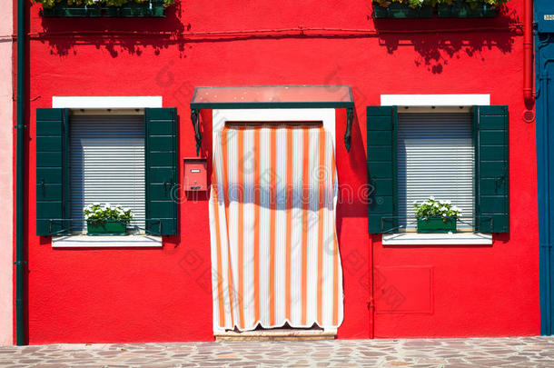 威尼斯-意大利的彩色房子
