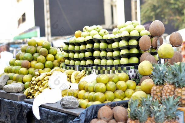 非洲苹果香蕉椰子水果