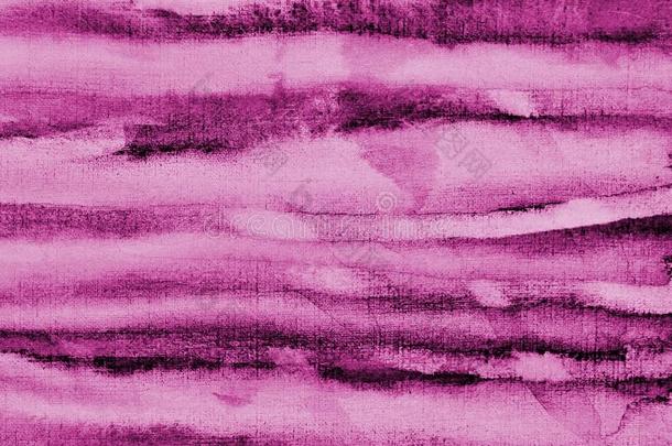 抽象粉红色水彩在纸质感上作为背景