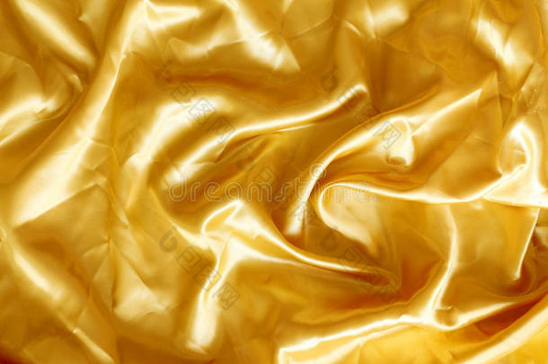 金色织物丝绸