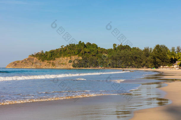 海滩缅甸缅甸语地标风景