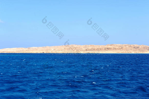 埃及马赫迈亚岛-2013年10月17日：马赫迈亚是一个国家公园，有天堂海滩和埃及的大型旅游景点。