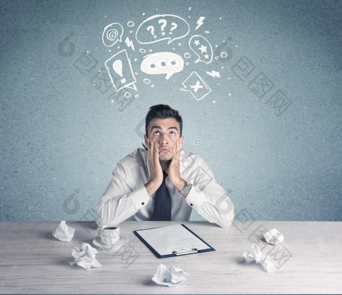 疑难杂症的商人图片-包图网企业站