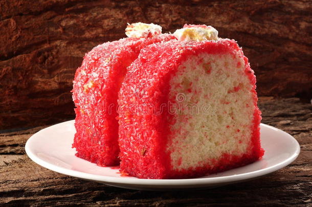 美味的草莓奶油蛋糕