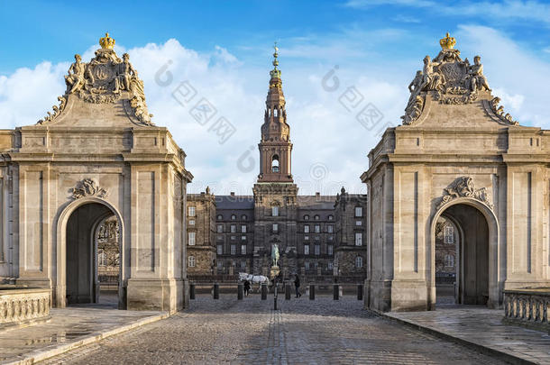 哥本哈根克里斯蒂安堡皇宫入口