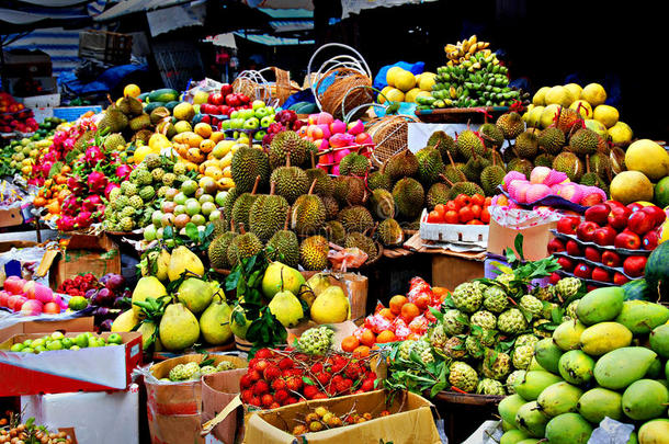 异国水果，亚洲市场