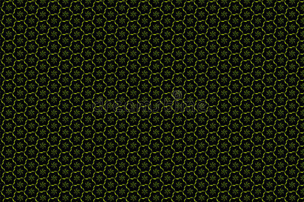 棱镜的抽象暗几何图案。 几何网格纹理。 棱镜花卉图形背景。 黑色棕色，绿色，蓝色，红色，马里奥