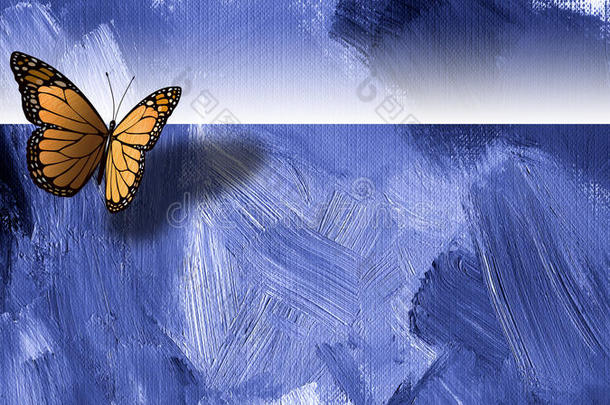 具有纹理背景的图形蝴蝶