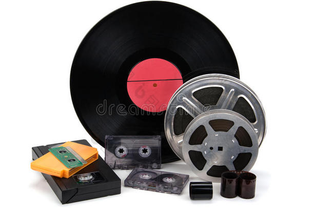 艺术盒式录音带背景电影胶片电影院