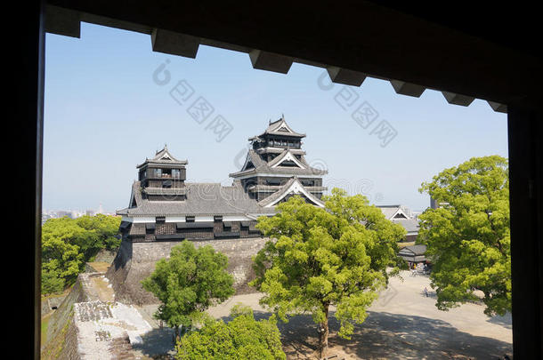 日本熊本的熊本城堡