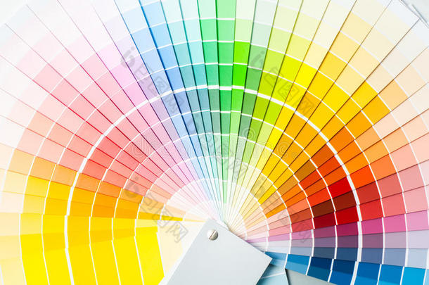 调色板，颜色指南，油漆样品，颜色目录