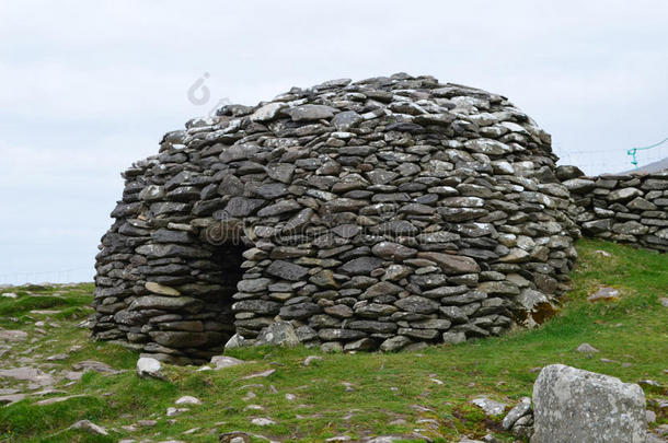 爱尔兰的clochan蜂巢小屋