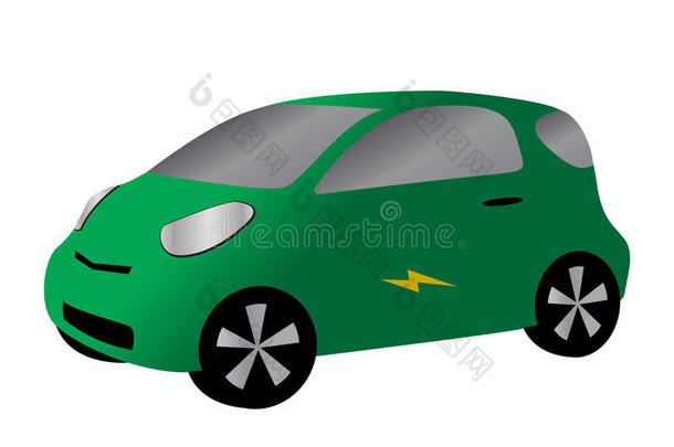 紧凑型汽车绿色