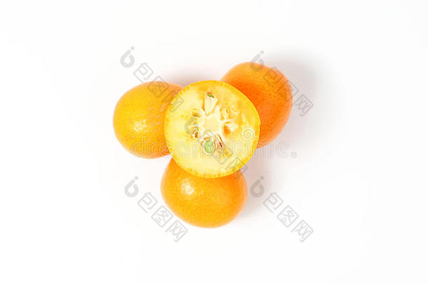 背景柑橘特写镜头颜色金桔