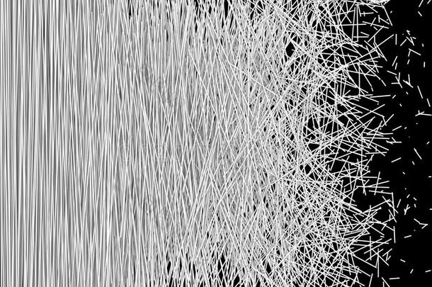 抽象的背景，在一个混乱的背景下，一个混乱的白色条网的混乱的背景