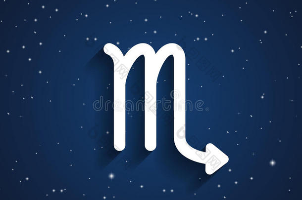 天蝎座星座符号