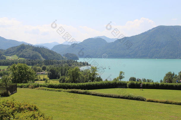 令人惊叹的景观蒙迪西和阿尔卑斯山，奥地利