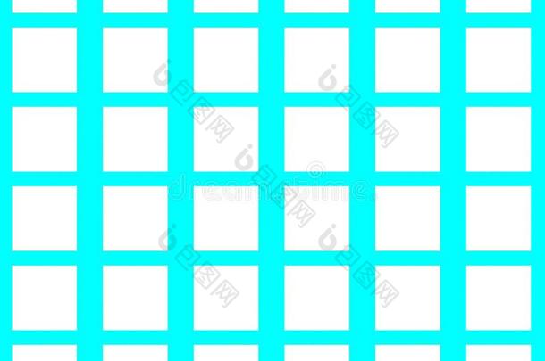 抽象无缝蓝色背景白色方块