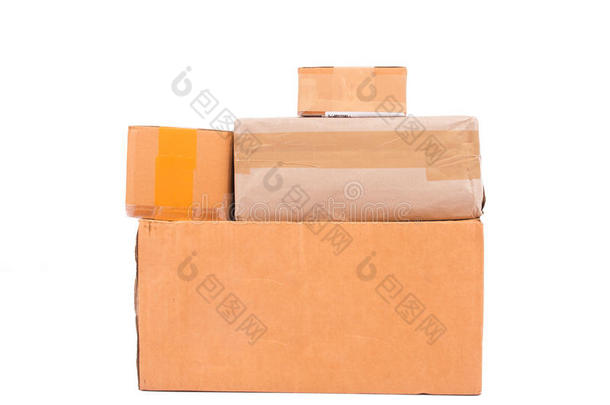 棕色盒子纸箱