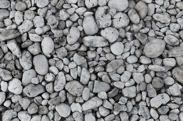 抽象黑白色调的石头