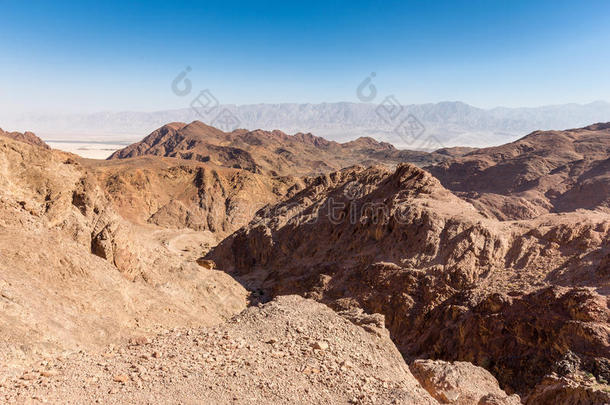 <strong>沙漠</strong>峡谷山脉岩石悬崖峡谷，内盖夫旅行以色列。