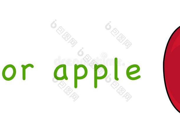 a代表苹果