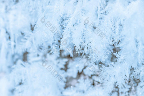 美丽的<strong>霜冻</strong>，<strong>冬天</strong>的圣诞节背景