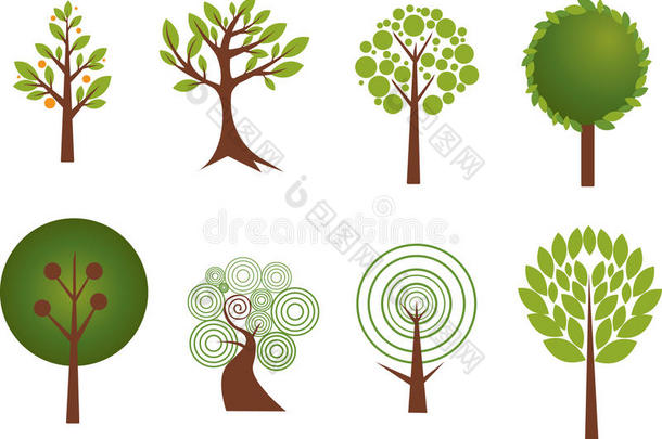 各种树木设计