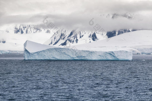 南极南极洲北极的背景美丽的