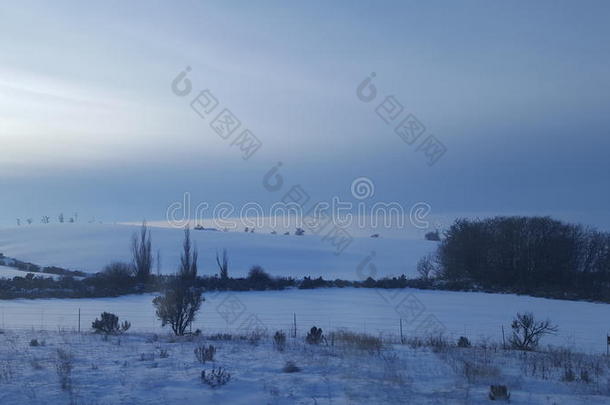 风景<strong>静音</strong>俄勒冈州天空雪